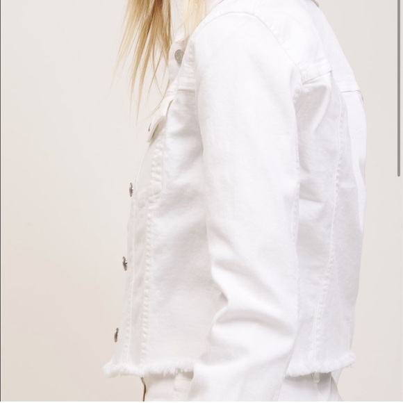 Dynamite White Denim Jacket - Picture 2 of 10